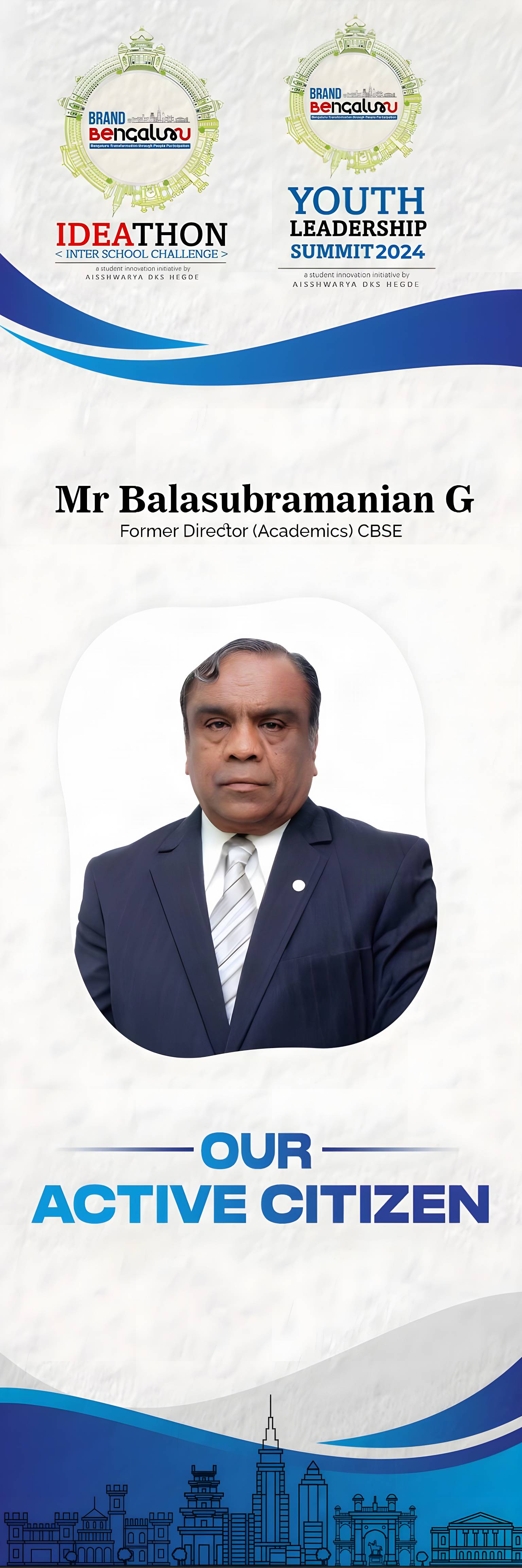 Mr Balasubramanian G