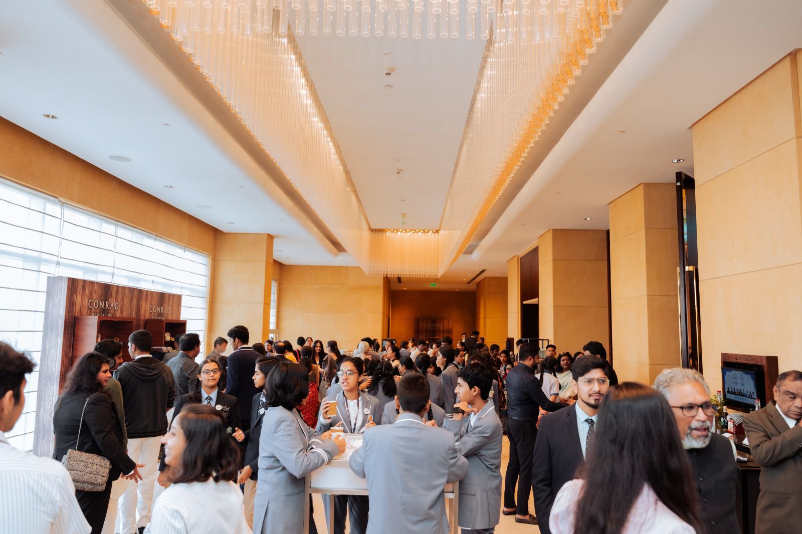 Delegates networking at the Conrad Bengaluru, Season 1